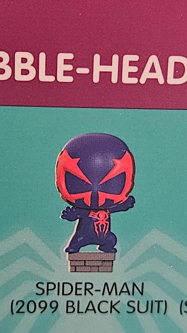 Cosbi Bobble Heads Marvel Spider-Man Spiderman Black Suit Collectible Figure NIP